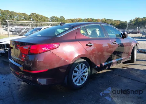 2014 Kia Optima Ex из США, поврежденный, VIN 5XXGN4A78EG303438